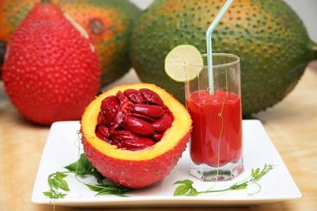 Gac fruits are good food that support treament of infertility